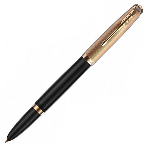 Ручка перьевая Parker 51 Premium Black GT FP18 F 57 011
