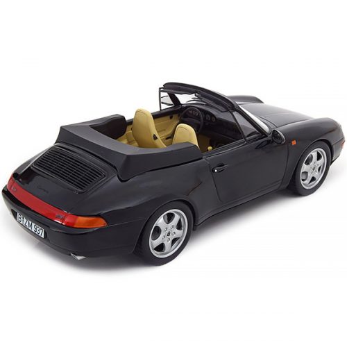 Porsche 911 (993) Carrera Convertible 1993 1:18 Черный