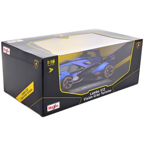 Lambo V12 Vision Gran Turismo 2020 Модель 1:18 Синий