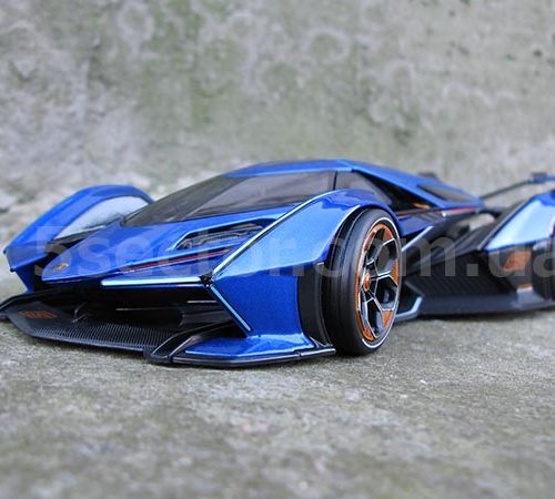 Lambo V12 Vision Gran Turismo 2020 Модель 1:18 Синий