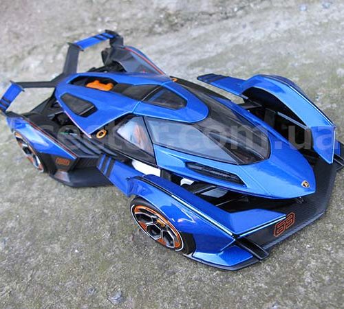 Lambo V12 Vision Gran Turismo 2020 Модель 1:18 Синий