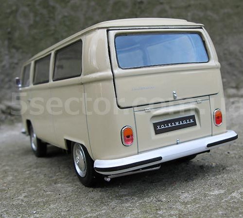 Volkswagen T2 Bus 1972 Модель 1:24 Бежевый