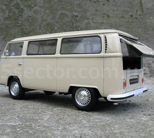 Volkswagen T2 Bus 1972 Модель 1:24 Бежевый