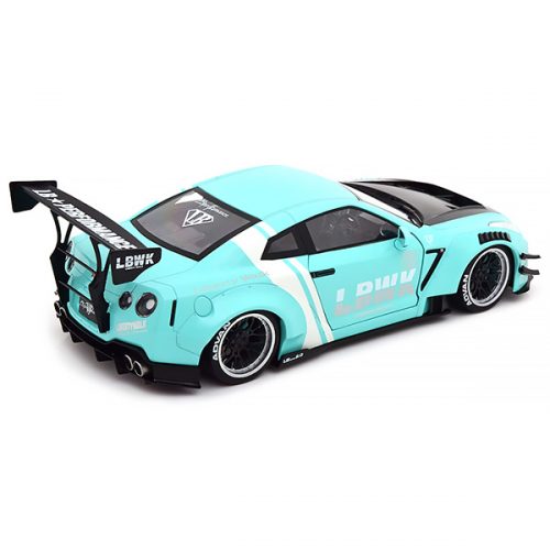 Nissan GT-R R35 Liberty Walk Модель 1:18 Бирюзовый