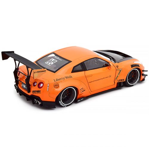 Nissan GT-R R35 Liberty Walk Модель 1:18 Оранжевый