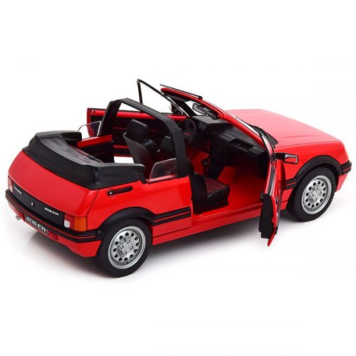 Peugeot 205 CTI Convertible 1989 Модель 1:18 Красный