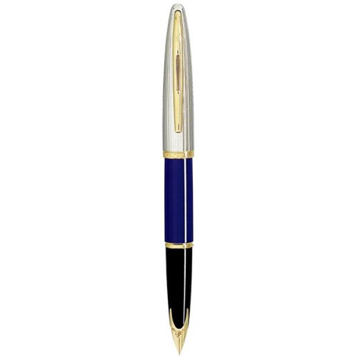 Ручка перьевая Waterman CARENE Blue/silver FP F 11 202