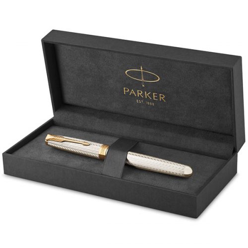 Ручка роллер Parker SONNET 17 Silver Mistral GT RB 88 622
