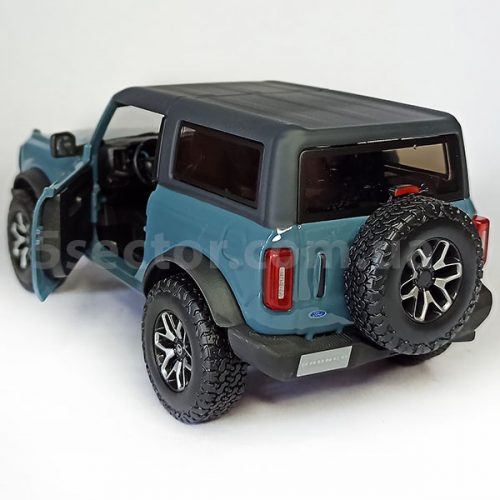 2021 Ford Bronco Badlands Модель 1:24 Голубой