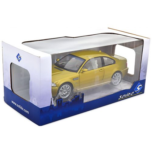 BMW M3 E46 Coupe 2000 Модель 1:18 Желтый