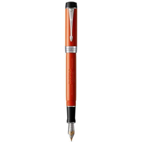 Ручка Parker DUOFOLD Classic Big Red PT FP18-C F 92 301