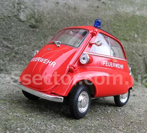 BMW Isetta 250 Пожарная машина Модель 1:18 Красный