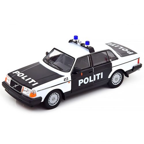 Volvo 240 GL 1986 Police Norway Масштабная модель 1:24