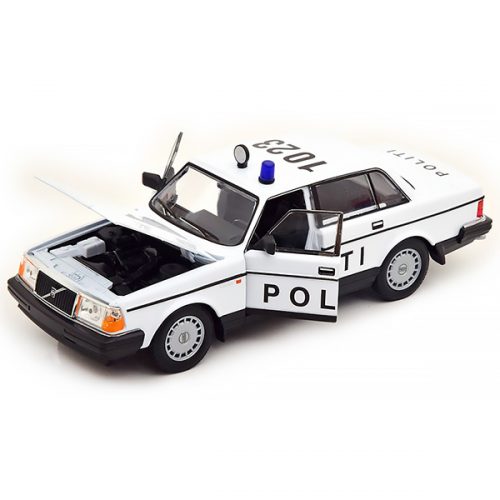 Volvo 240 GL 1986 Police Denmark Модель 1:24
