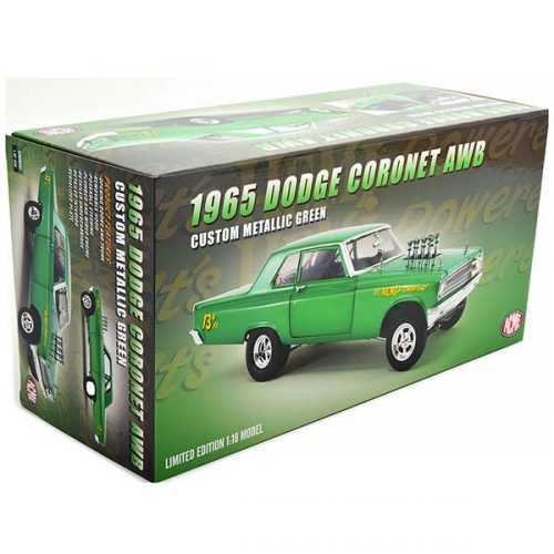 1965 Dodge Coronet AWB Hemi Модель 1:18 Зеленый