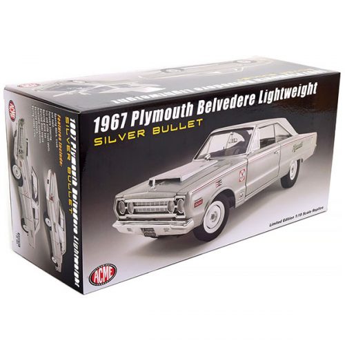 1967 Plymouth Belvedere Lightweight Silver Bullet Модель 1:18