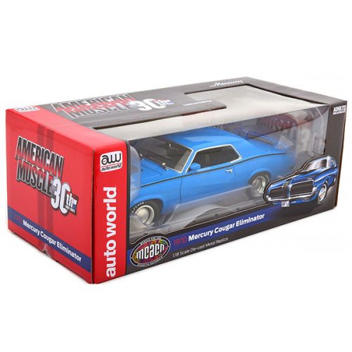 1970 Mercury Cougar Eliminator Модель 1:18 Синий