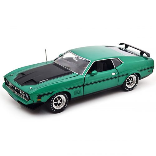 1971 Ford Mustang Mach 1 Модель 1:18 Зеленый