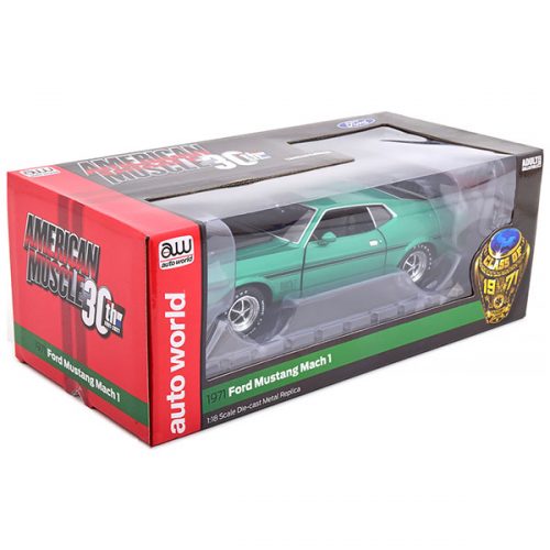 1971 Ford Mustang Mach 1 Модель 1:18 Зеленый