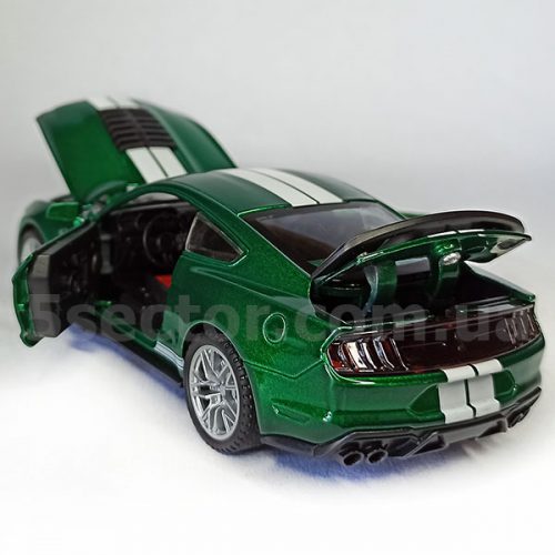 Ford Mustang Shelby GT500 2021 Модель 1:32 Зеленый