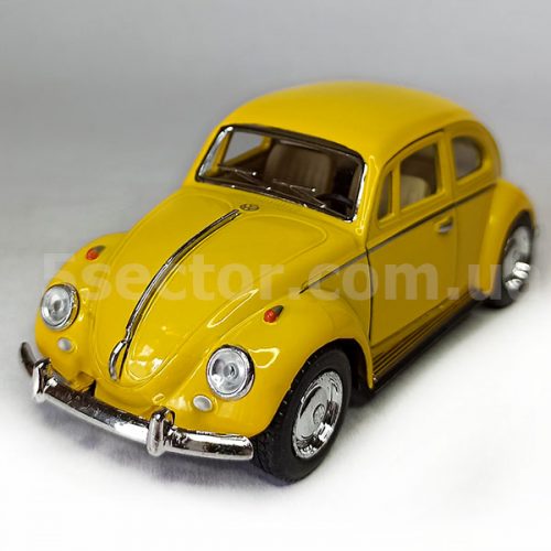 Volkswagen Classical Beetle 1967 Модель 1:36 Желтый