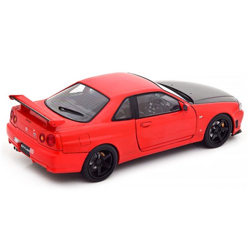 1999 Nissan Skyline GT-R R34 Модель 1:18 Красный