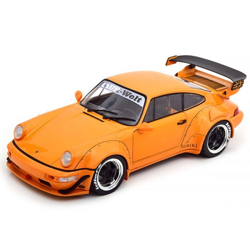 Porsche 911 Rauh Welt Hibiki 2016 Модель 1:18 Оранжевый
