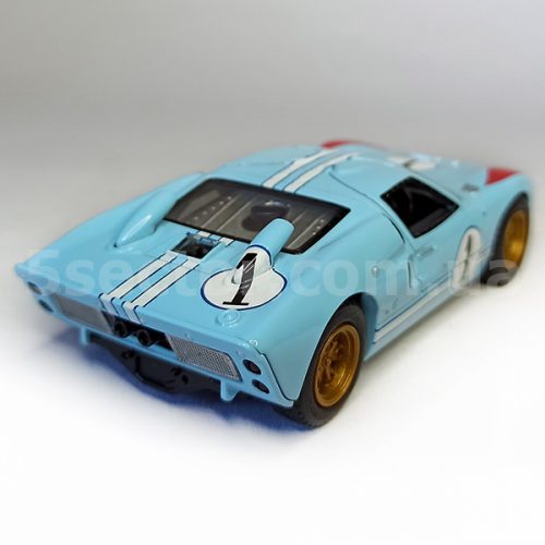 1966 Ford GT40 MK II No.1 Масштабная модель 1:36 Голубой