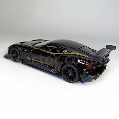 2015 Aston Martin Vulcan Коллекционная модель 1:36 Черный