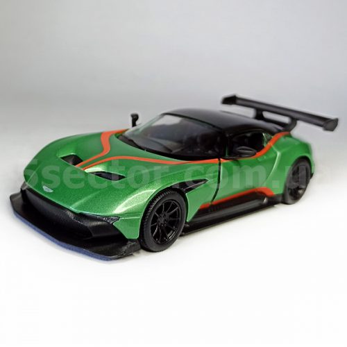 2015 Aston Martin Vulcan Коллекционная модель 1:36 Зеленый