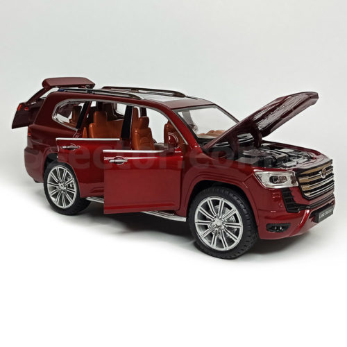 2021 Toyota Land Cruiser 300 ZX Модель 1:24 Красный