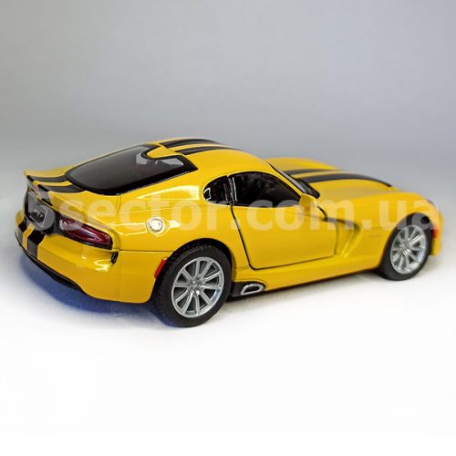 Dodge SRT Viper GTS 2013 Модель автомобиля 1:36 Желтый