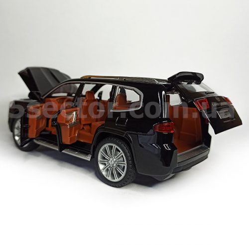 2021 Toyota Land Cruiser 300 ZX Модель 1:24 Черный
