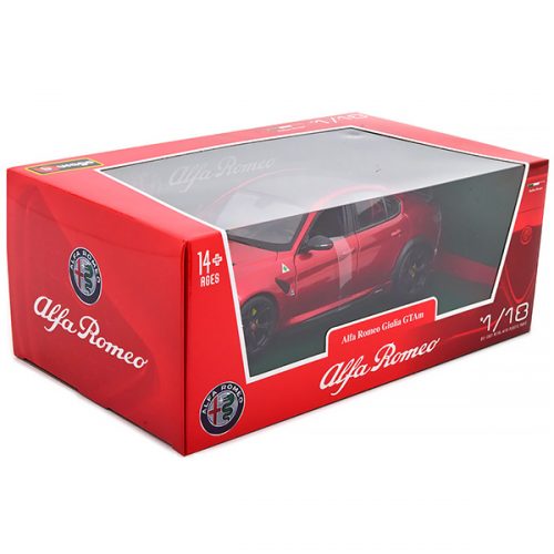 Alfa Romeo Giulia GTAm 2020 Модель 1:18 Красный