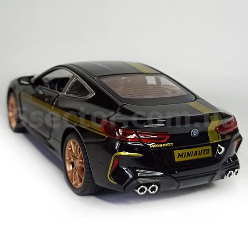 BMW M8 Competition Manhart Модель 1:24 Черный