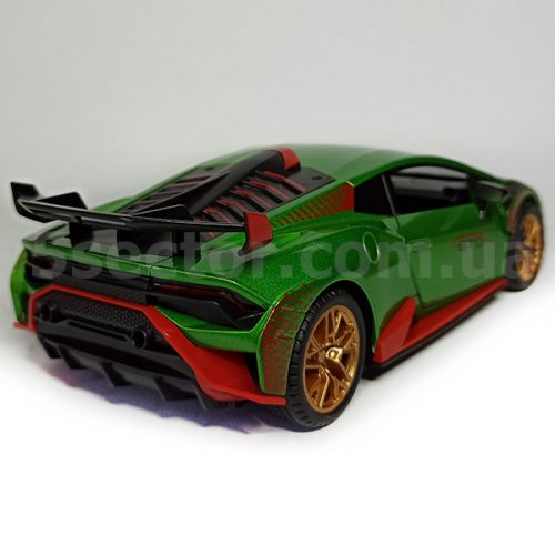 Lamborghini Huracan STO 2021 Модель 1:24 Зеленый