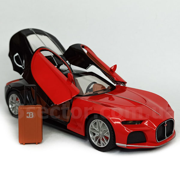 Bugatti Atlantic Pebble 2015 Модель 1:24 Красный