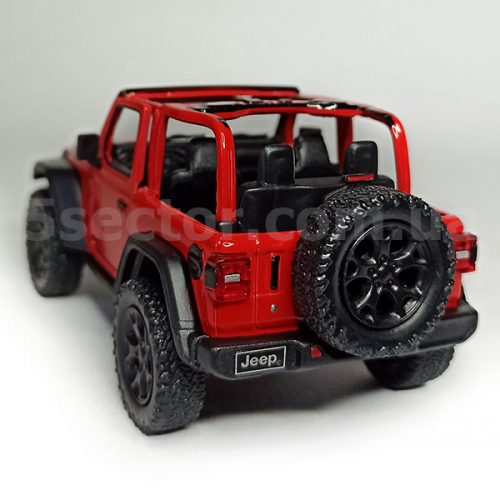 Jeep Wrangler Rubicon Open Top Модель 1:36 Красный