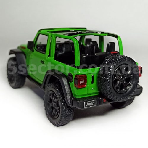 Jeep Wrangler Rubicon Open Top Модель 1:36 Зеленый