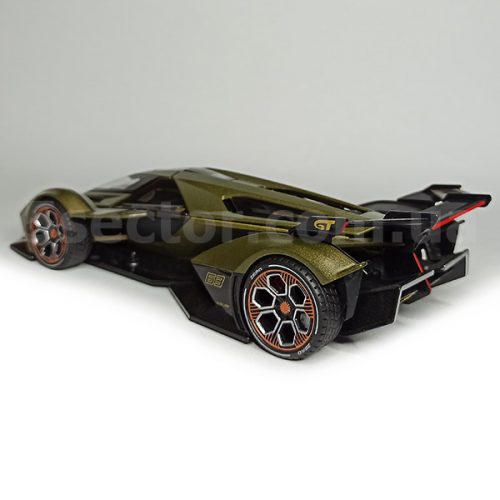 Lambo V12 Vision Gran Turismo 2020 Модель 1:24 Оливковый