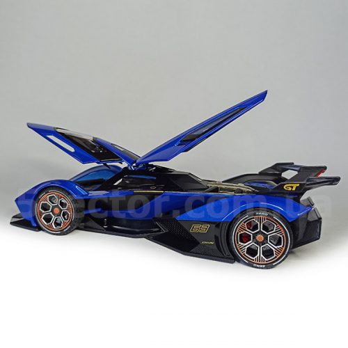 Lambo V12 Vision Gran Turismo 2020 Модель 1:24 Синий