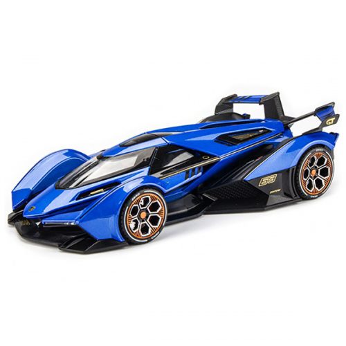 Lambo V12 Vision Gran Turismo 2020 Модель 1:24 Синий