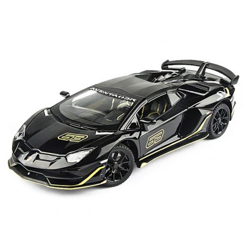 Lamborghini Aventador SVJ No.63 Модель 1:24 Черный