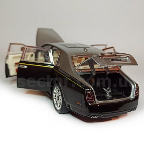 Rolls-Royce Phantom Mansory Модель 1:24 Черный с серым