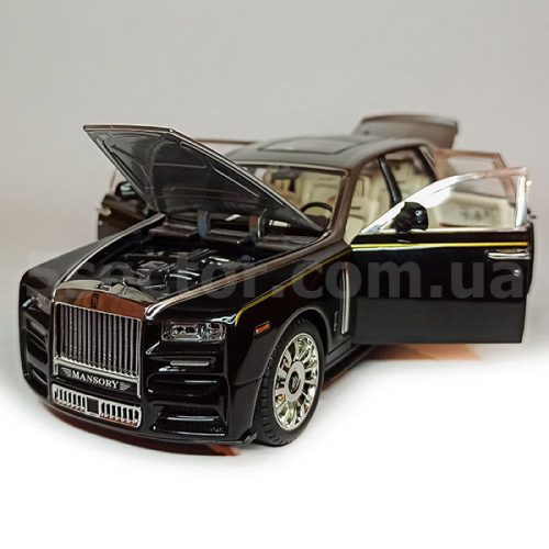 Rolls-Royce Phantom Mansory Модель 1:24 Черный с серым