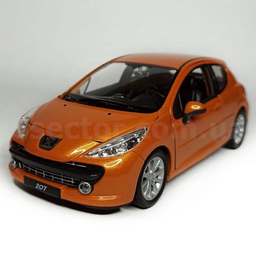 Peugeot 207 Коллекционная модель 1:24 Оранжевый