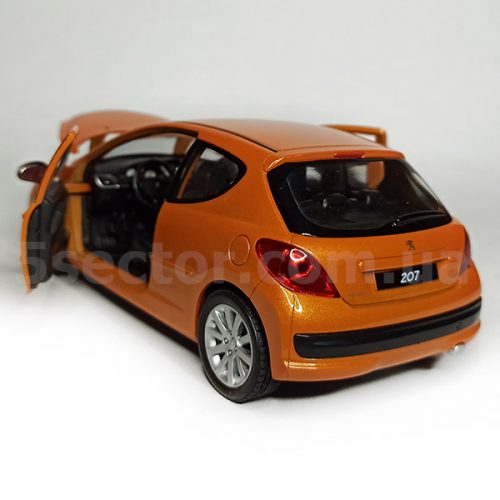Peugeot 207 Коллекционная модель 1:24 Оранжевый