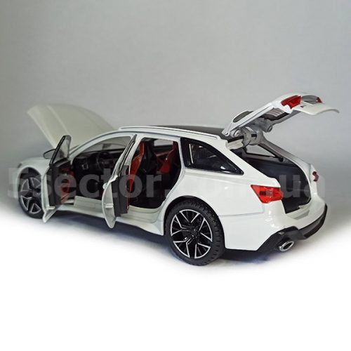 Audi RS6 Avant C8 Коллекционная модель 1:24 Белый
