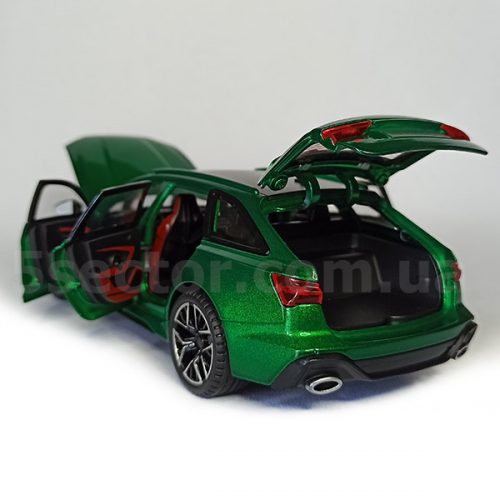 Audi RS6 Avant C8 Коллекционная модель 1:24 Зеленый