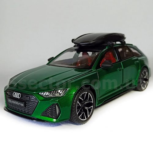 Audi RS6 Avant C8 Коллекционная модель 1:24 Зеленый